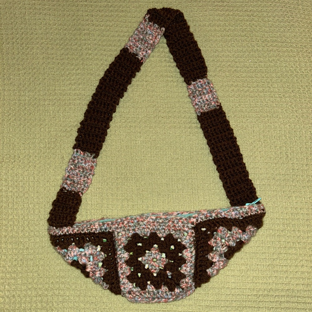 Handmade Crochet Lined Fannypack